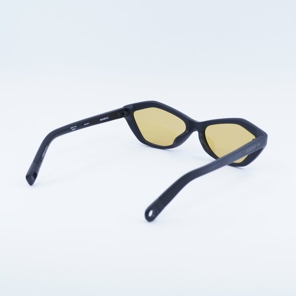 Jacquemus BAMBINO JAC/42 C6 Sunglasses Shiny Black Cat Eye Frame, Brown Lenses - Picture 10 of 11